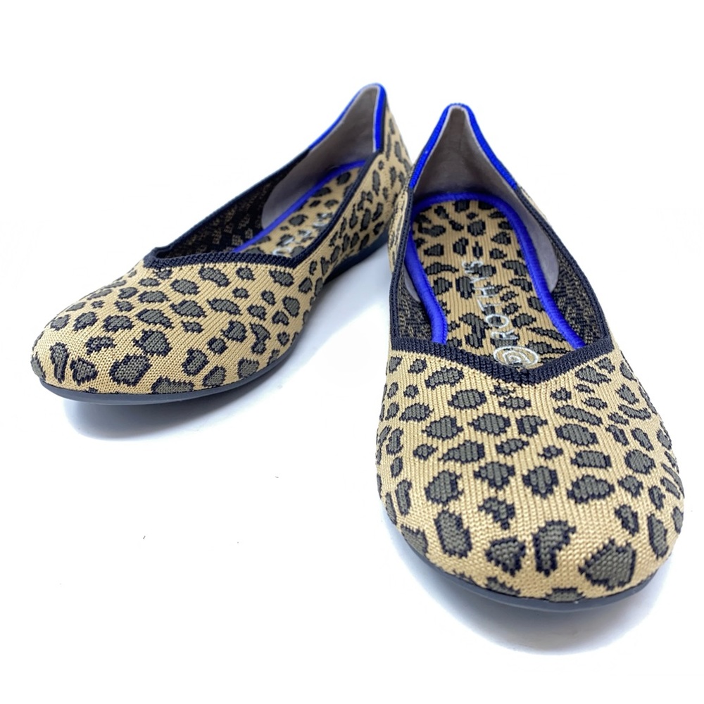 Rothy’s Round Toe Leopard Print In Like New Condi… - image 7